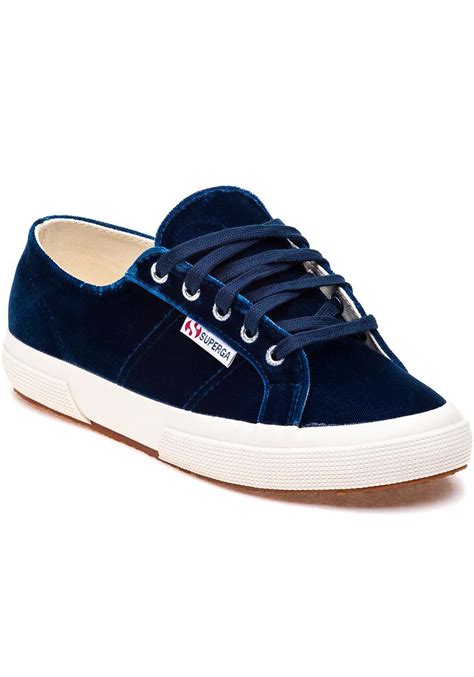 navy blue superga sneakers